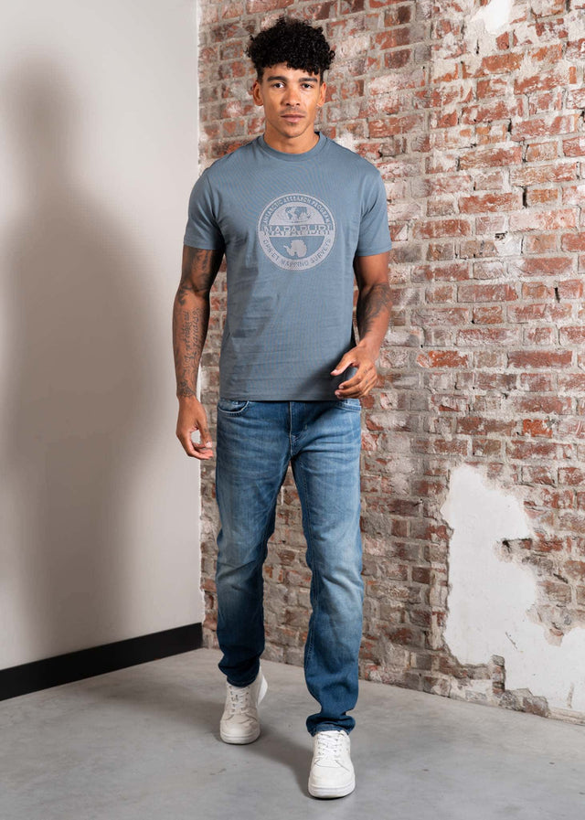 Napapijri T-shirts S bollo 2 - stormy weat