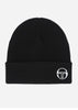 Sergio Tacchini Petten  Oyeh 2 turn up beanie - black 