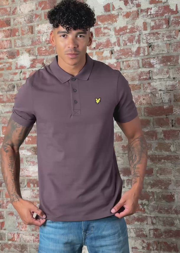 Lyle & Scott Polo's Plain polo shirt - espresso