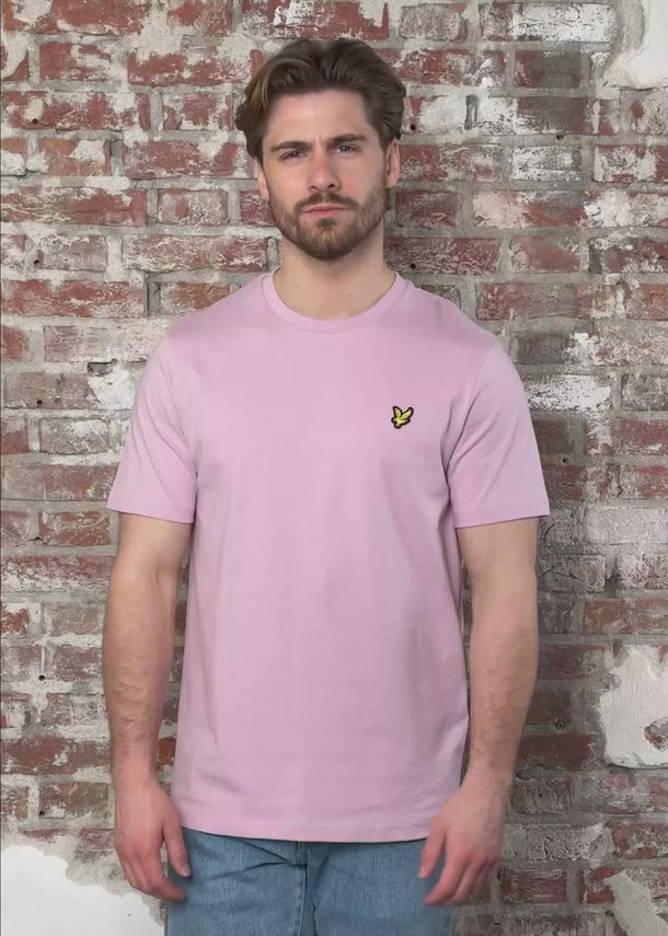 Lyle & Scott T-shirts Plain t-shirt - pink light