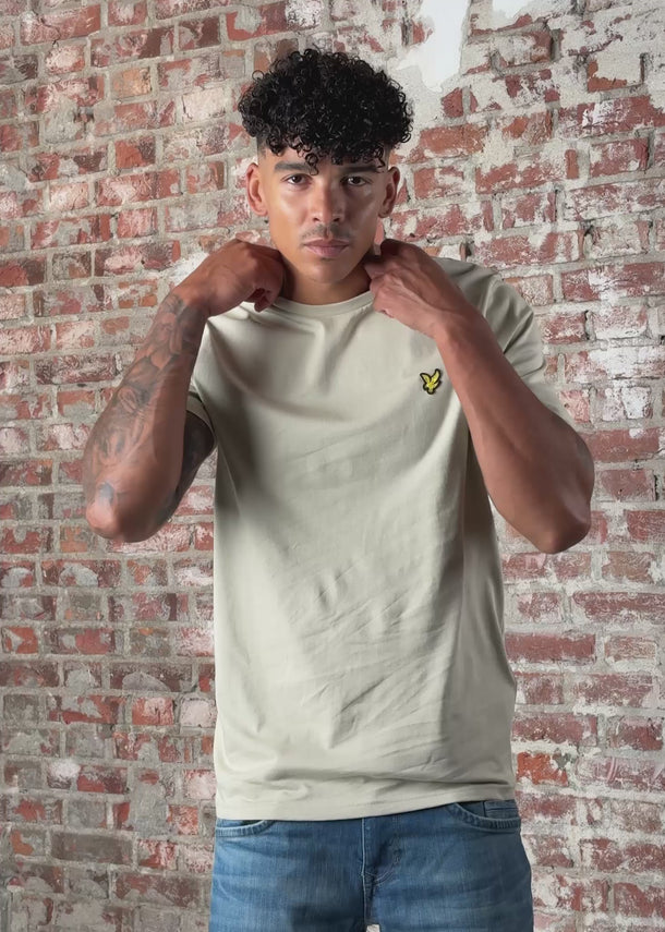 Lyle & Scott T-shirts Plain t-shirt - grey taupe