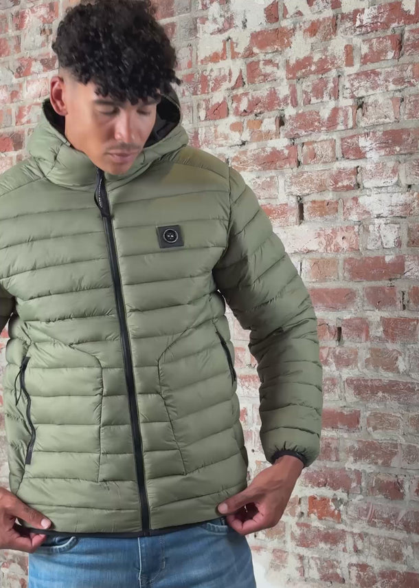 Marshall Artist Jassen Ashdale bubble jacket - khaki