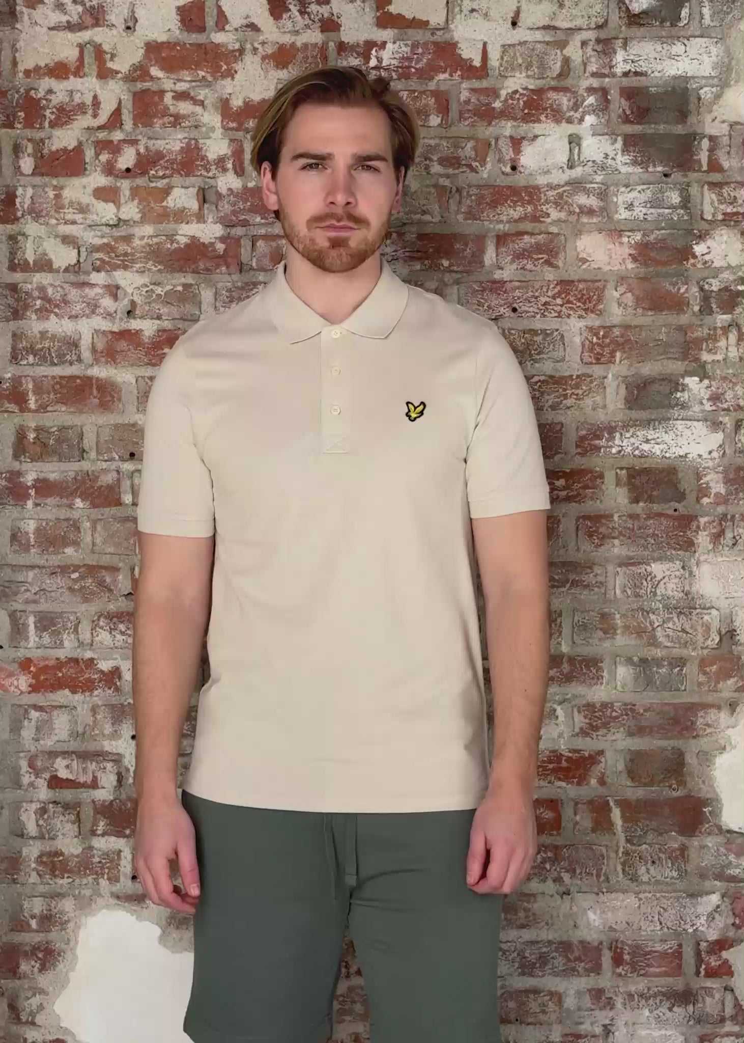 Lyle & Scott Polo's Plain polo shirt - cove