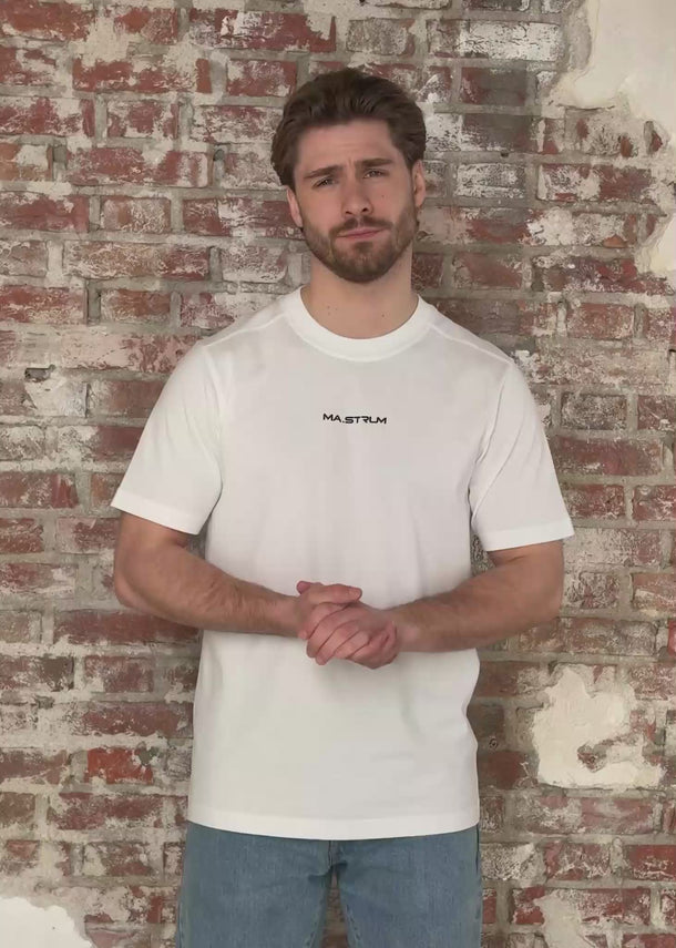 MA.Strum T-shirts Mastrum tee - optic white