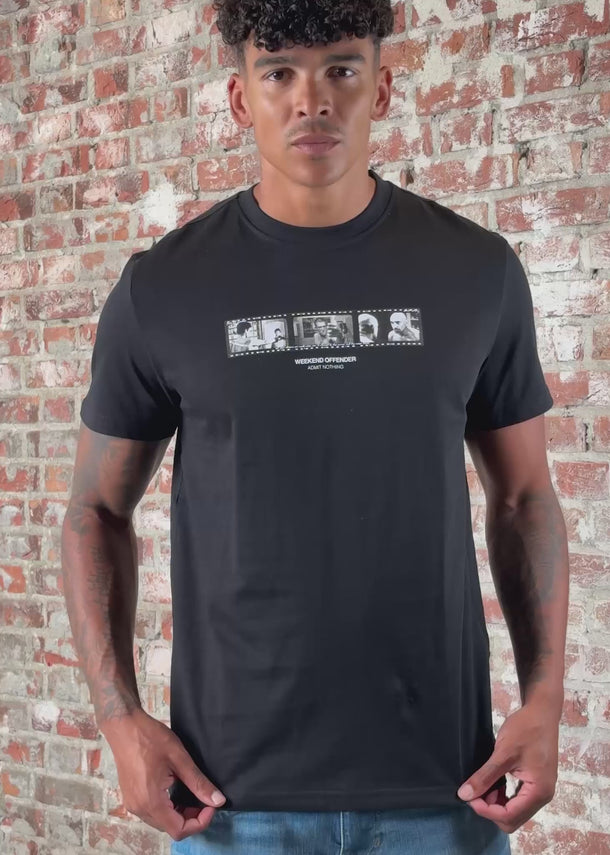 Weekend Offender T-shirts Reflection - black