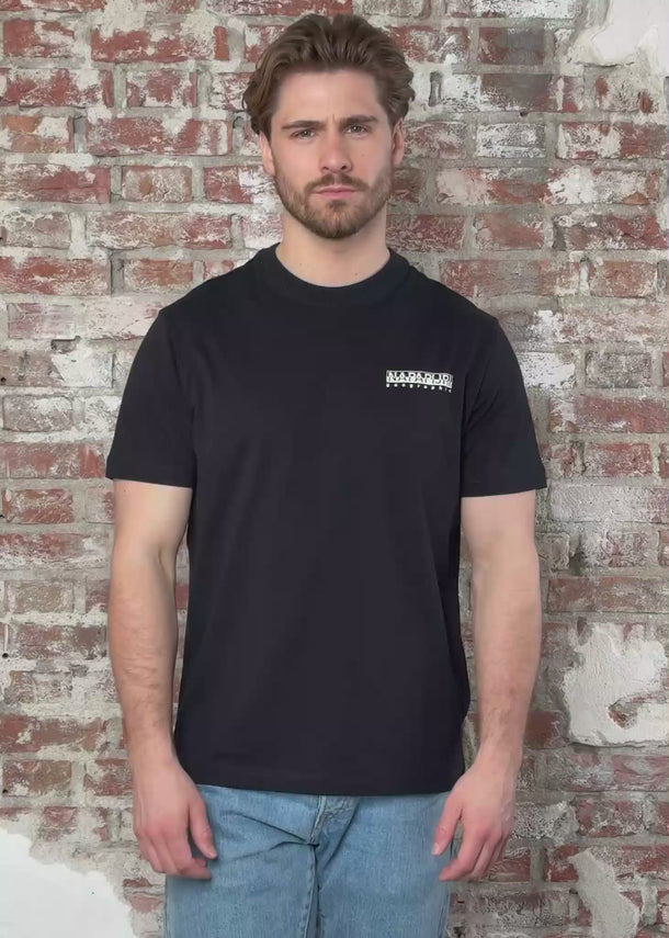 Napapijri T-shirts S sovana - black beauty