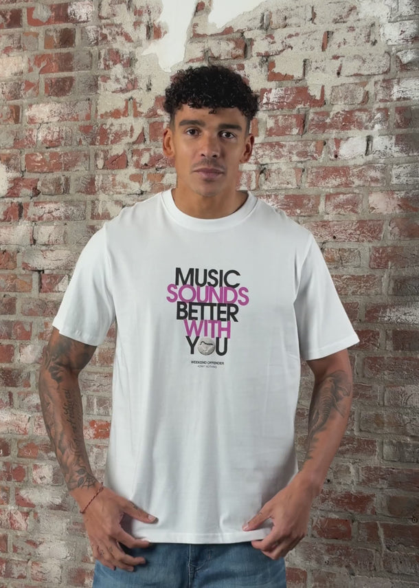 Weekend Offender T-shirts Bangalter - white