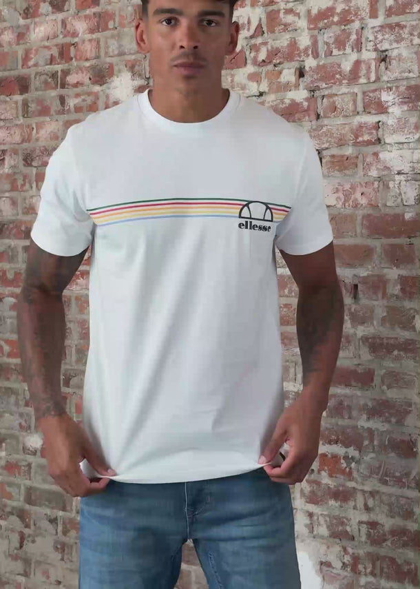 Ellesse T-shirts Lental tee - white