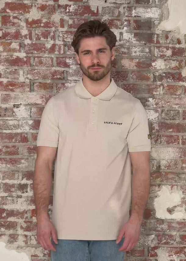 Lyle & Scott Polo's Embroidered polo shirt - cove dark navy