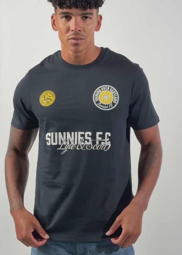 Lyle & Scott T-shirts Sunnies fc graphic t-shirt - dark navy