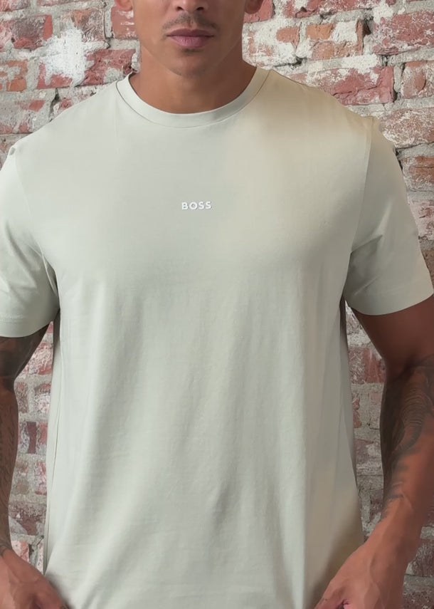 Hugo Boss T-shirts Tchup - light beige