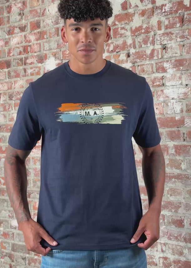 Marshall Artist T-shirts Equinox t-shirt - navy