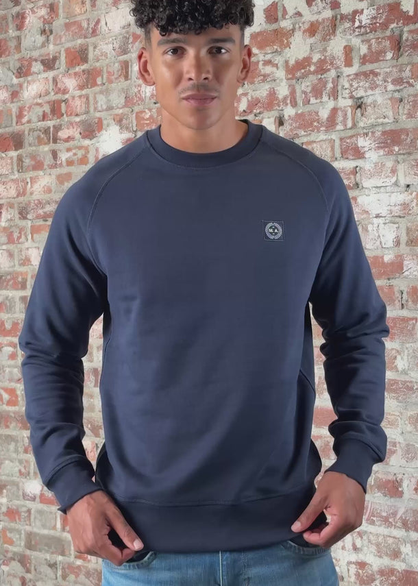 Marshall Artist Truien Foundation crewneck - navy