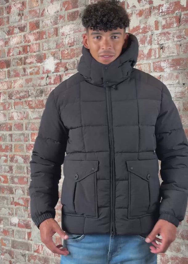 Marshall Artist Jassen Yukon bubble jacket - black