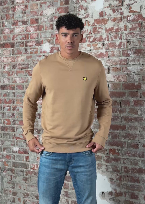 Lyle & Scott Truien Crew neck sweatshirt - tigers eye