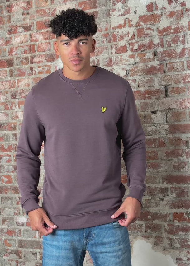 Lyle & Scott Truien Crew neck sweatshirt - espresso