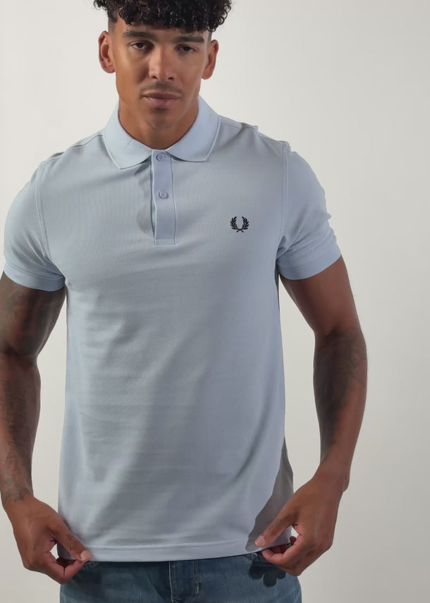 Fred Perry Polo's The fred perry shirt - light smoke navy
