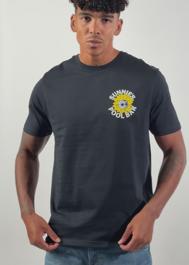 Lyle & Scott T-shirts Sunnies pool bar graphic t-shirt - dark navy