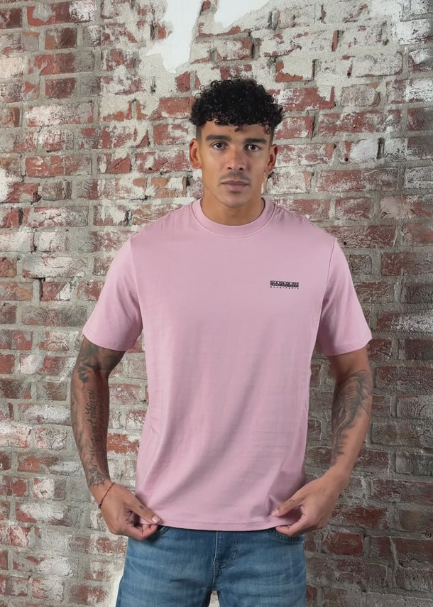 Napapijri T-shirts S small box ss - zephyr