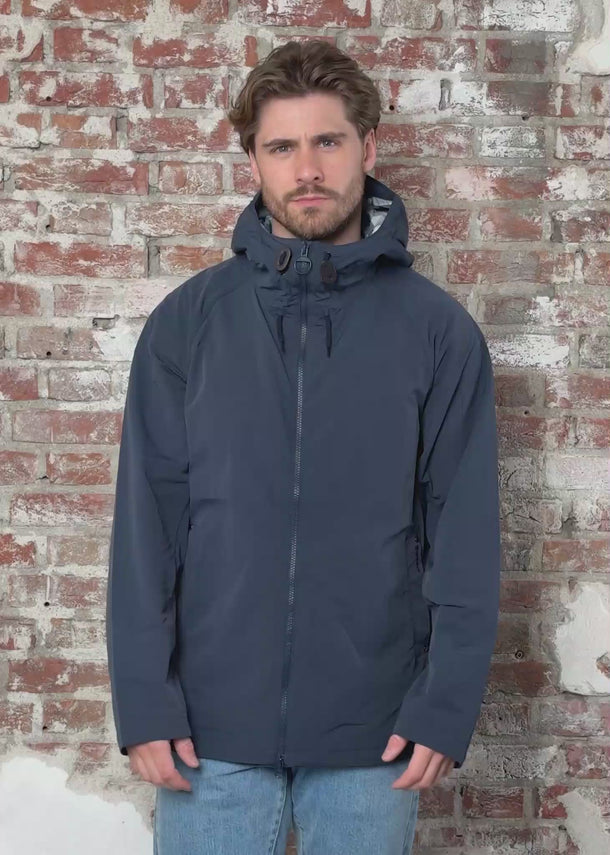 Barbour Jassen Barbour wylam showerproof jacket - navy northshore