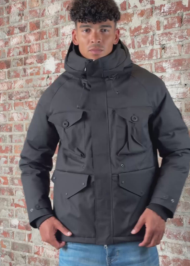 Marshall Artist Jassen Seaforth parka - black