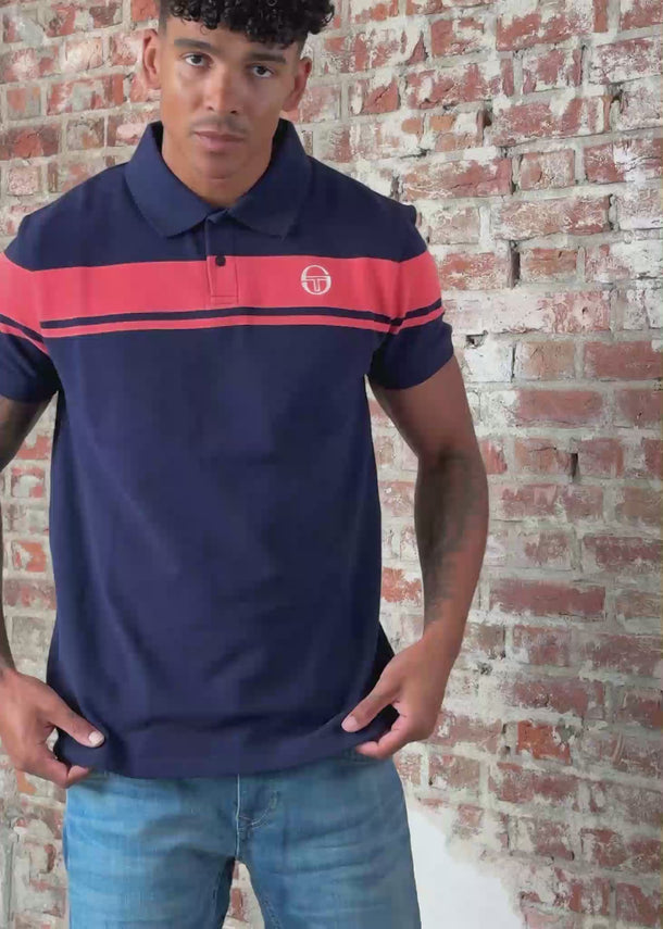 Sergio Tacchini Polo's Young line polo - maritime blue dubarry