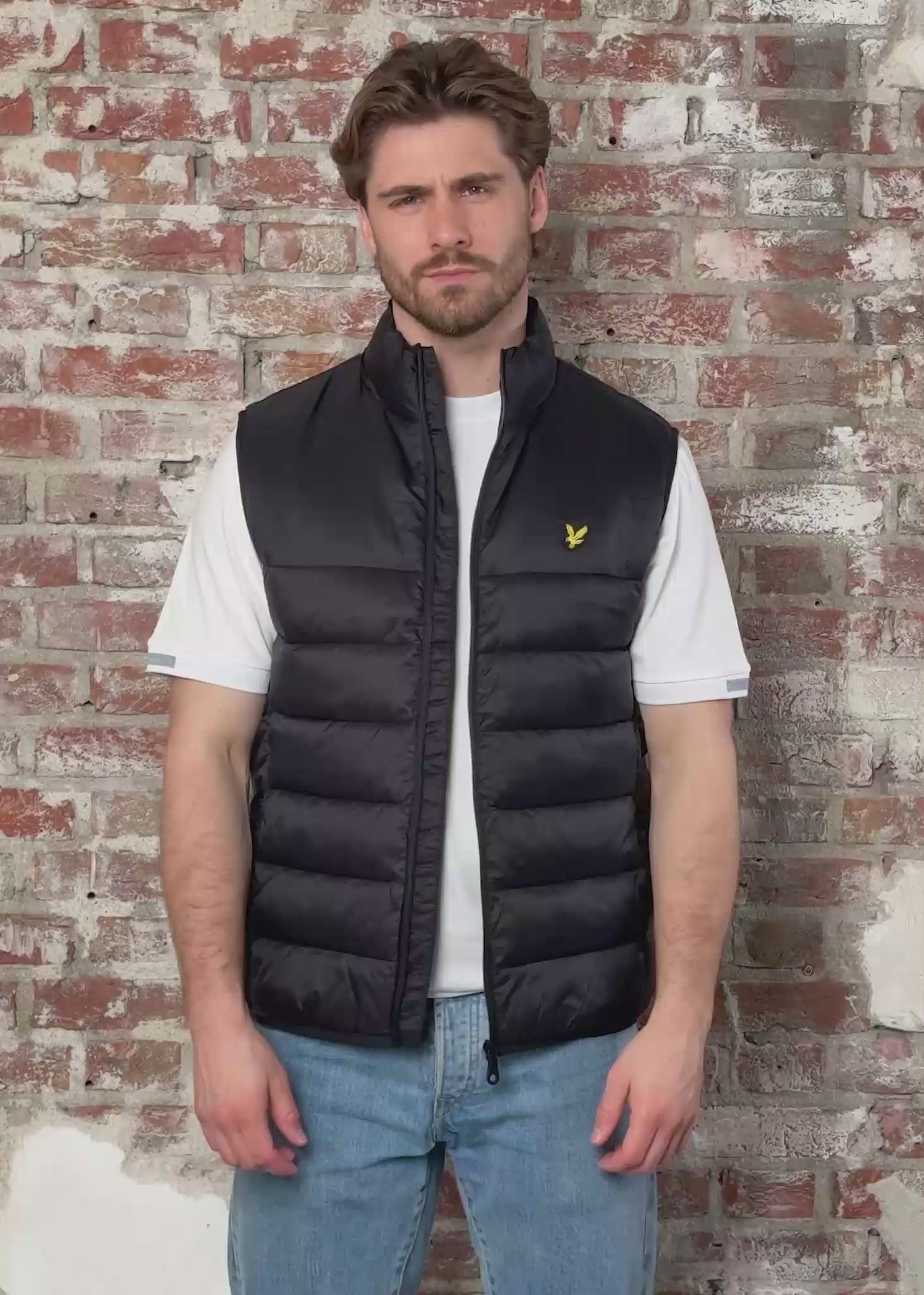 Lyle & Scott Bodywarmers Wadded gilet - jet black