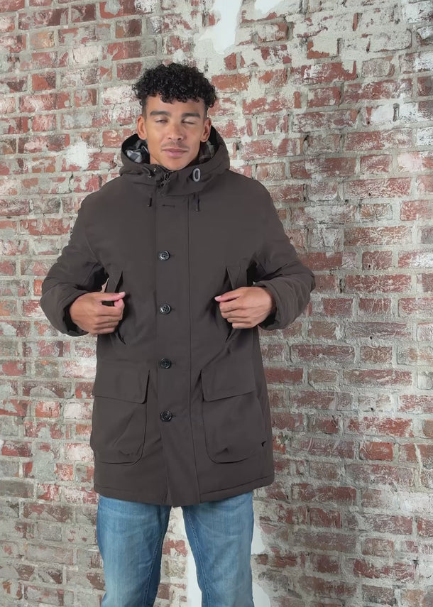 Barbour Jassen Winter beaufort waterproof parka - black oak