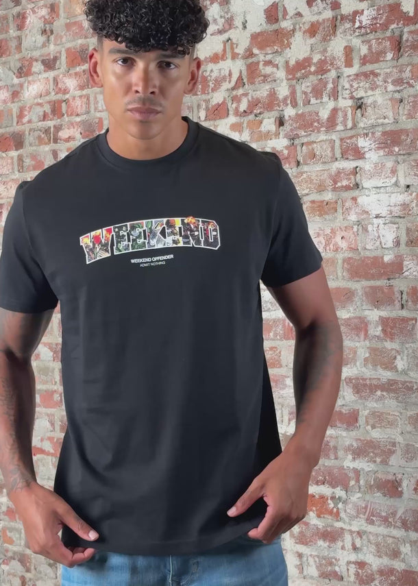 Weekend Offender T-shirts Saturday - black