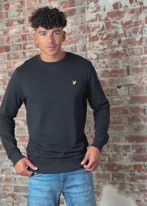 Lyle & Scott Truien Crew neck sweatshirt - jet black