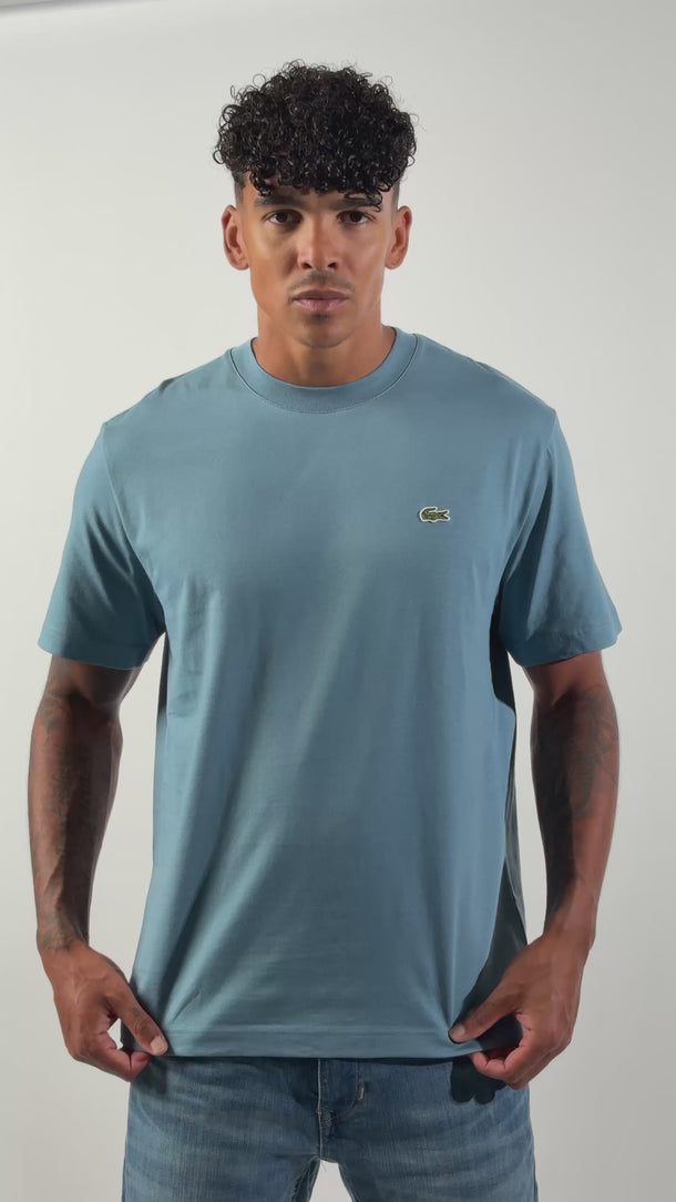 Lacoste T-shirts Cotton t-shirt - limestone