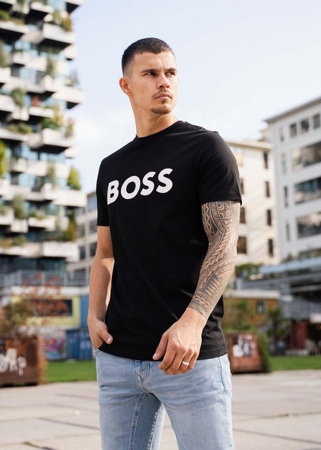 Hugo Boss T-shirts Thinking 1 - black