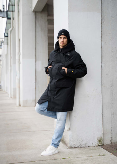 Lyle & Scott Jassen Cold weather parka - jet black