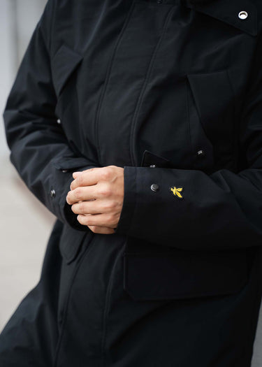Lyle & Scott Jassen Cold weather parka - jet black