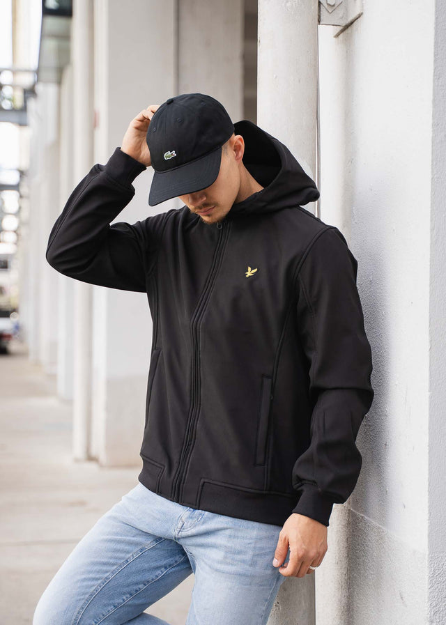Lacoste Caps Cotton twill logo cap - black