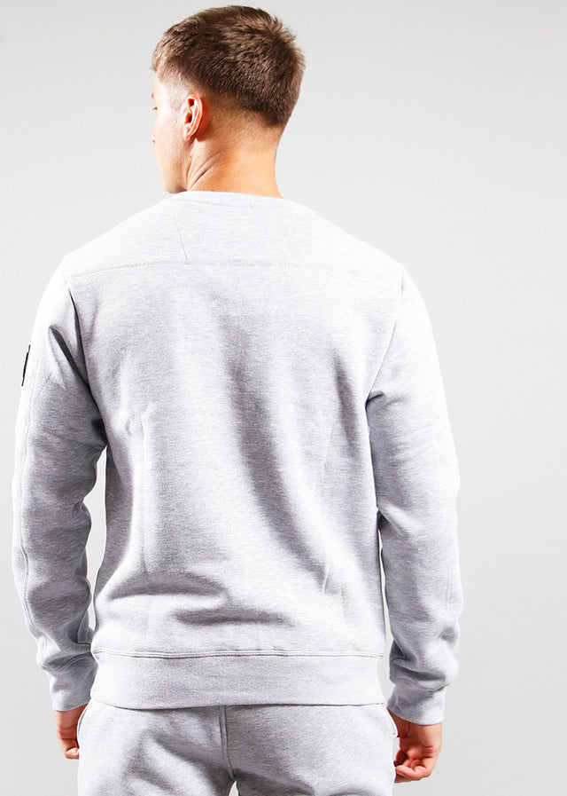 Marshall Artist Sweaters  Siren crew sweat - grey marl 