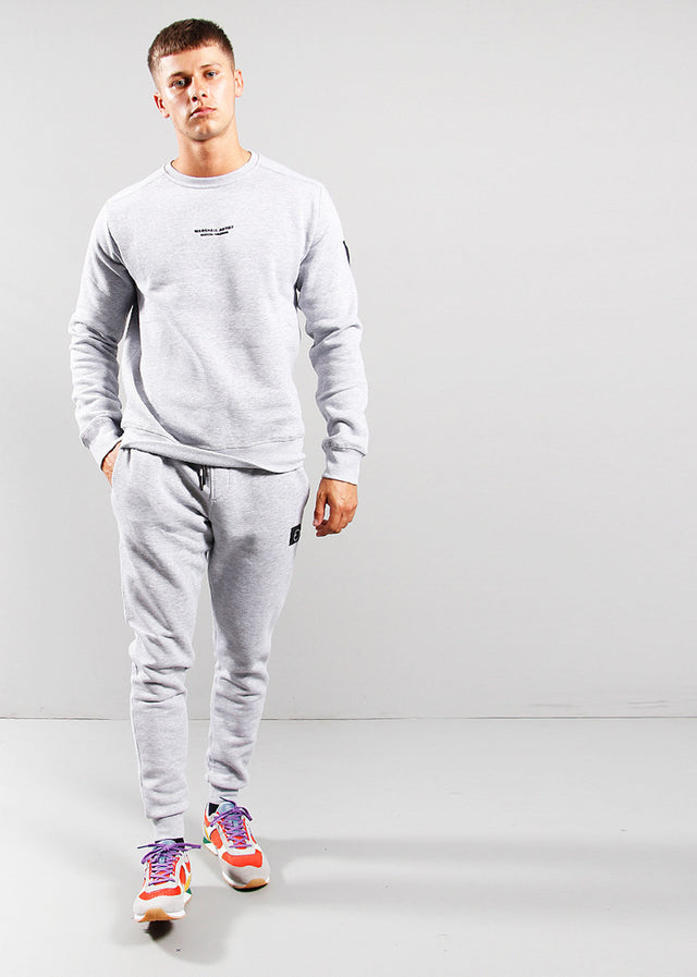 Marshall Artist Sweaters  Siren crew sweat - grey marl 