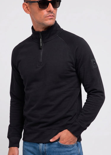 Marshall Artist Truien Siren quarter zip sweat - black