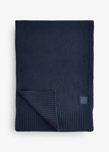 Hugo Boss Sjaals Akaio r scarf - dark blue