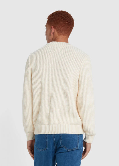 Farah Truien  Sweater burlington fisherman - cream 