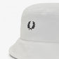 Pique bucket hat - snow white black