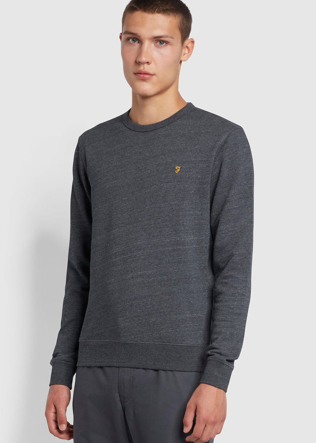 Farah Sweaters  Sweatshirt tim new crew - farah grey marl 