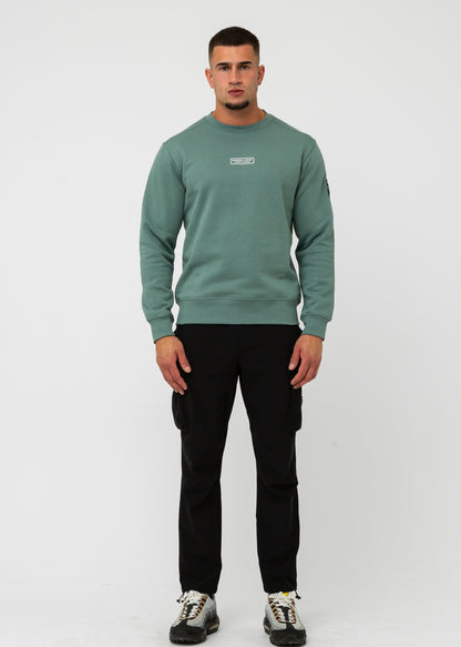 Marshall Artist Truien  Siren crewneck - atlantic green 