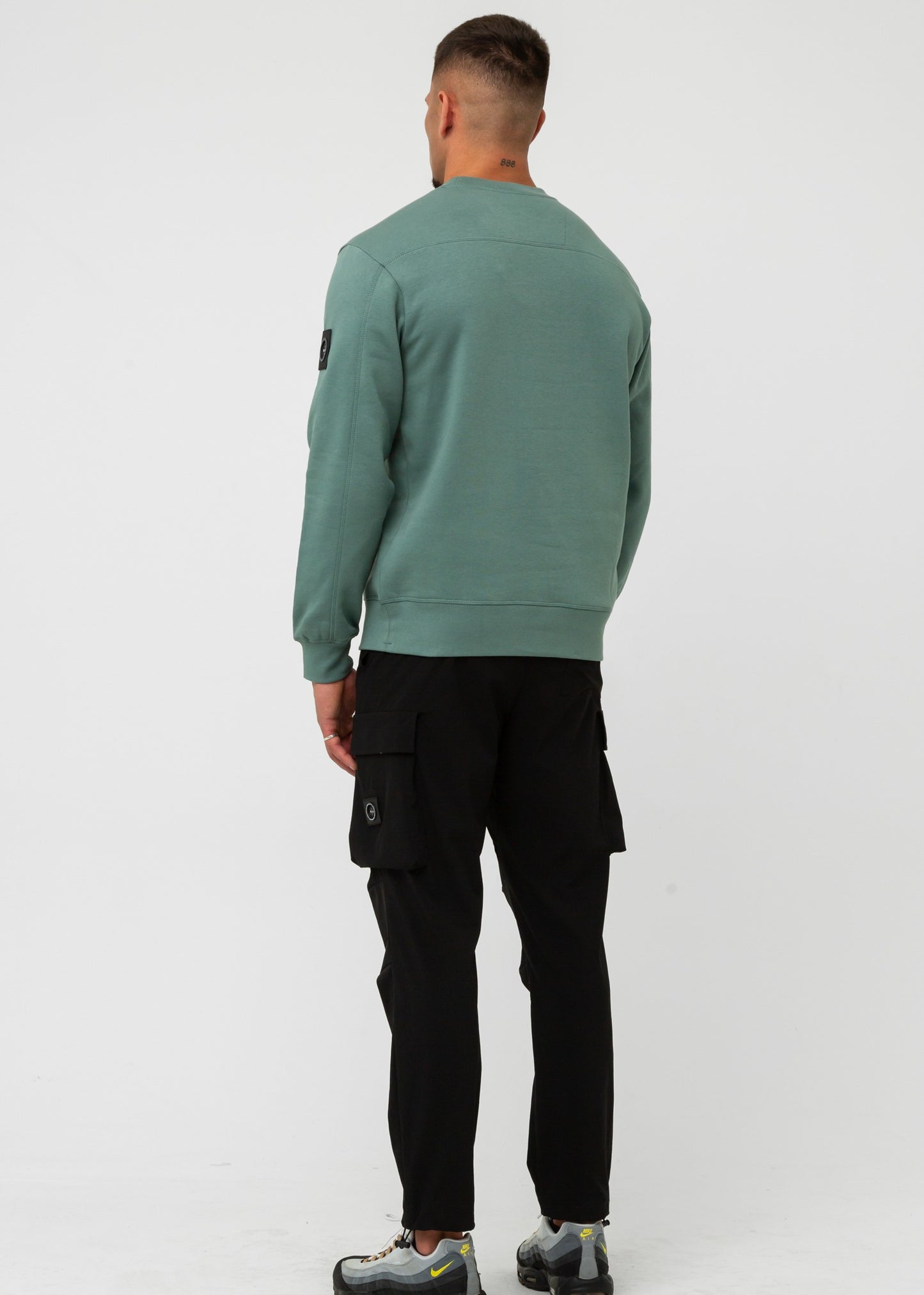 Marshall Artist Truien  Siren crewneck - atlantic green 