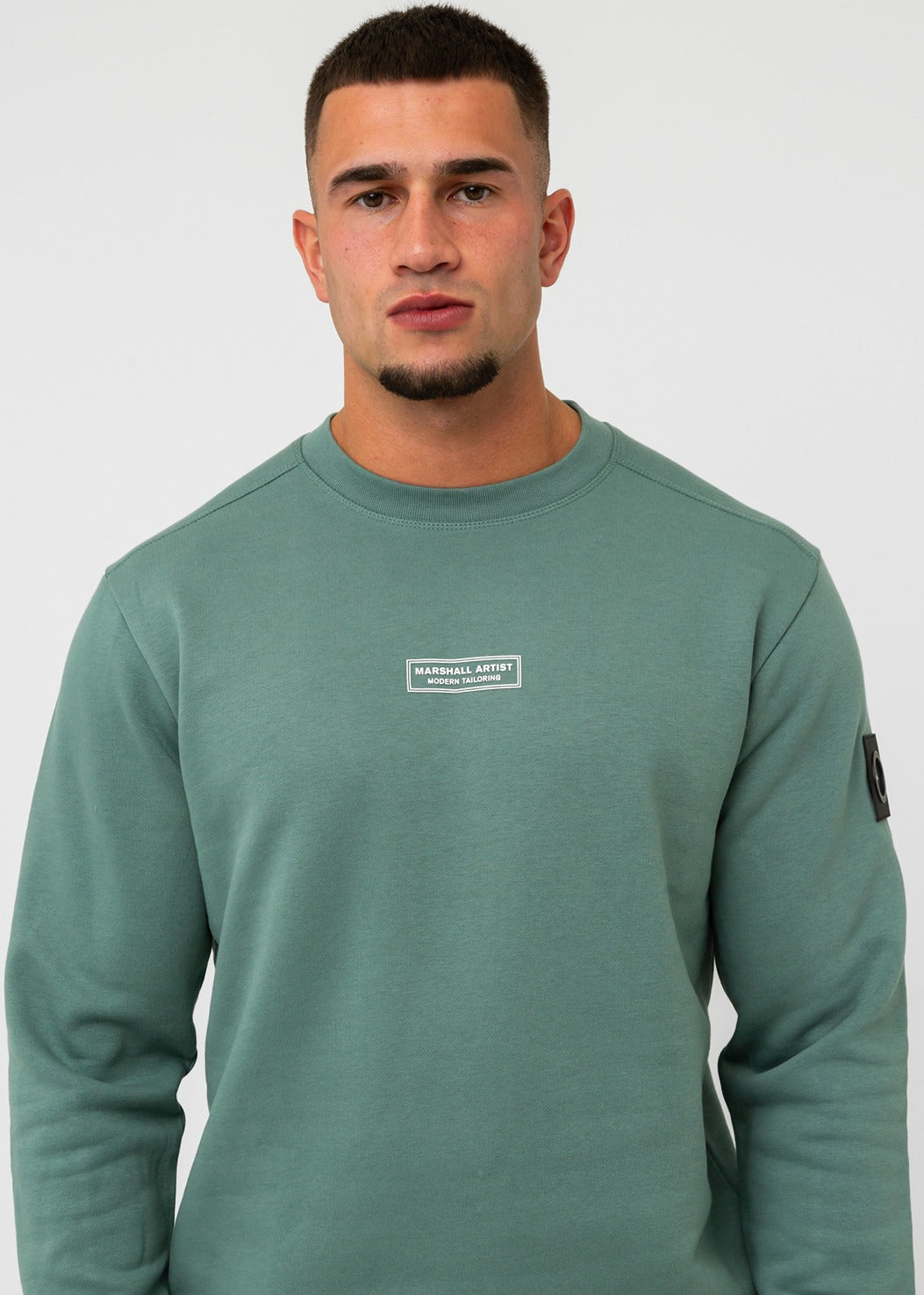 Marshall Artist Truien  Siren crewneck - atlantic green 