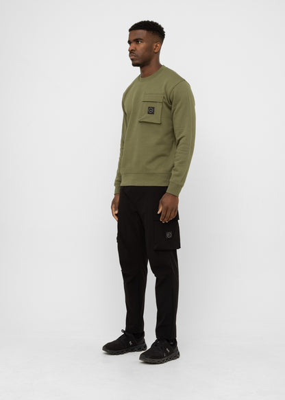 Marshall Artist Truien  Nevado crewneck - khaki 