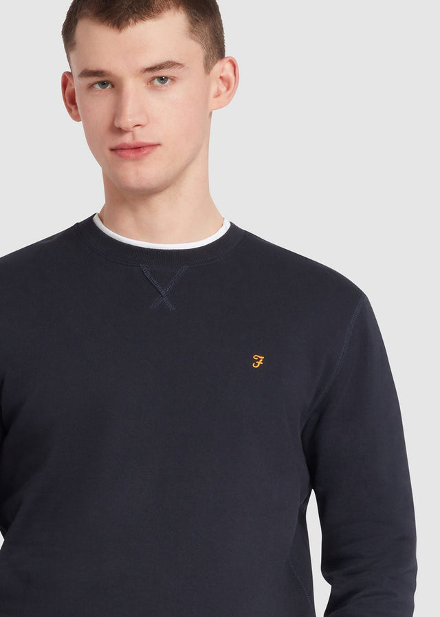 Farah Sweaters  Sweatshirt tim new crew - true navy 