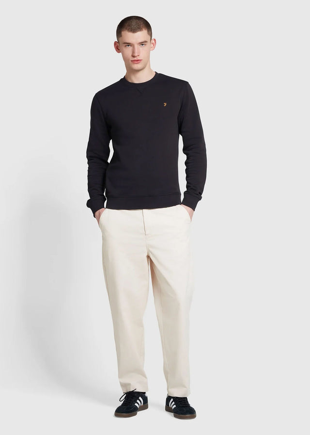 Farah Sweaters  Sweatshirt tim new crew - black 