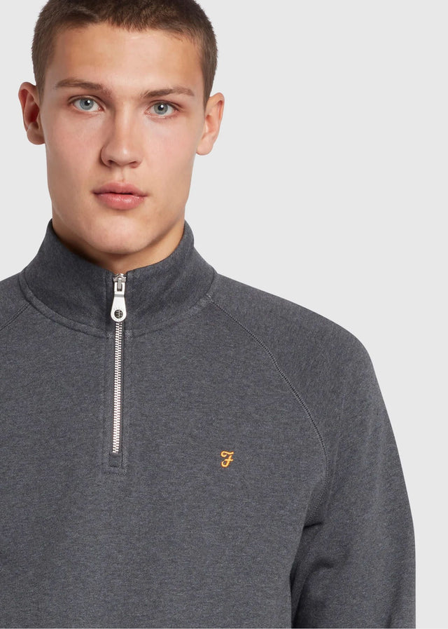 Farah Sweaters  Sweatshirt jim 1/4 zip - farah grey marl 