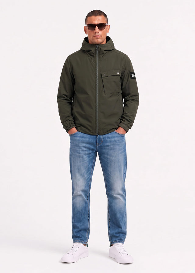 Weekend Offender Jackets Temara stretch technical jacket - black forest